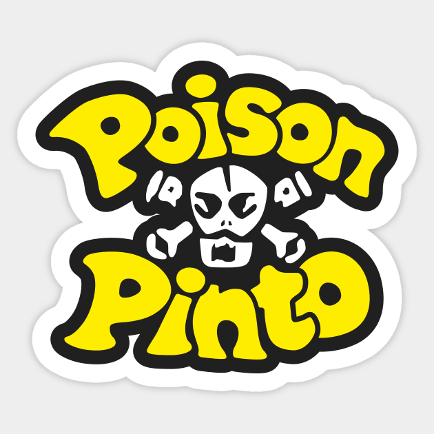 1976 - Poison Pinto (Red) Sticker by jepegdesign